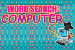 Word Search : Computer Poster