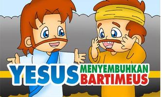 YESUS Menyembuhkan Bartimeus الملصق