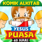 Komik Alkitab YESUS Puasa 40Hr icône