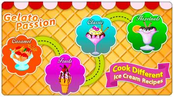 Making Ice Cream - Cooking Gam پوسٹر