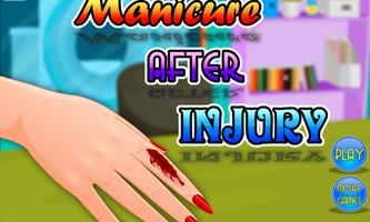 Manicure after injury - Girls Affiche