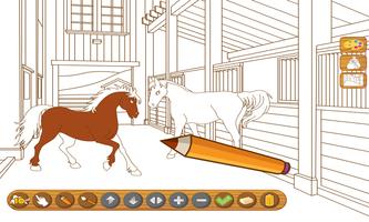 Coloringbook Horses 截图 1