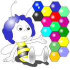 Bee Coloring Game Animals ikona