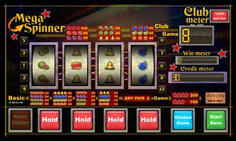 slot machine mega spinner โปสเตอร์