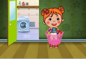 Lili Ironing Washing Dresses 스크린샷 1