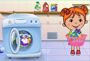 Lili Ironing Washing Dresses screenshot 2