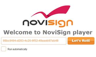 NoviSign Digital Signage Flash capture d'écran 1