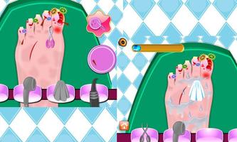 Nail Doctor & Pedicure Game syot layar 1