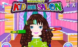Salon de coiffure enfants Affiche