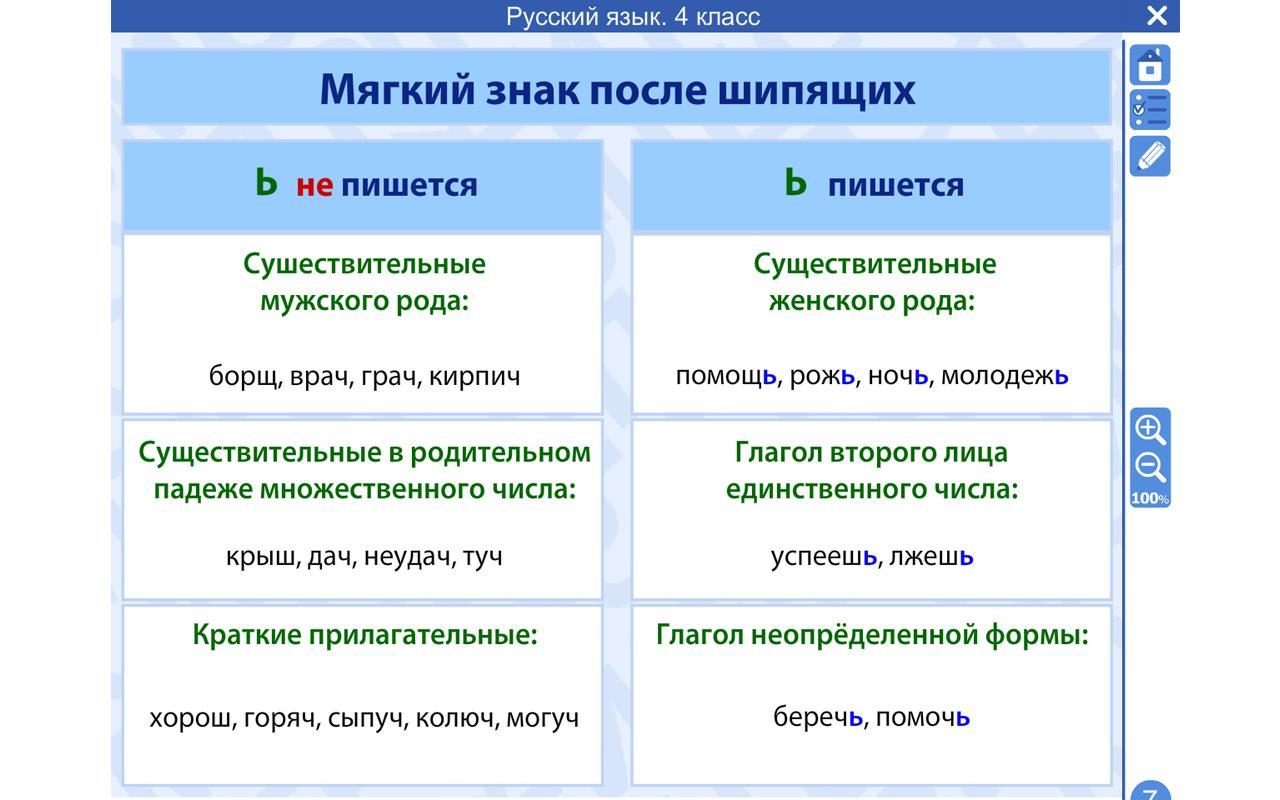 Формы существительных в русском языке 3 класс