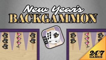 New Year's Backgammon Plakat