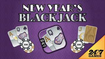 New Year's Blackjack Plakat