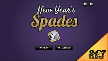 Poster New Year's Spades