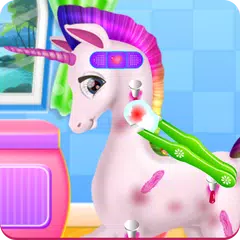 Colorful Unicorn Caring