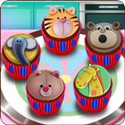 Animal Cupcakes for Kids icône