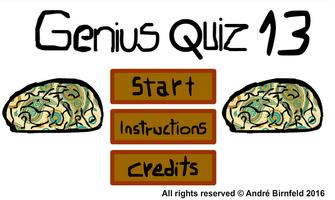 Genius Quiz 13 اسکرین شاٹ 1