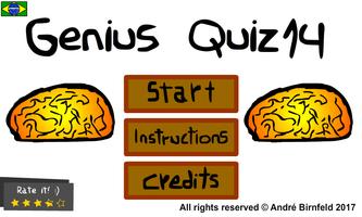 Gênio Quiz 14 الملصق