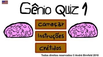 Gênio Quiz – Jogo de Perguntas الملصق