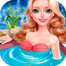 mermaid bathing girls games APK