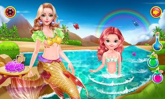 mermaid bathing girls games screenshot 2