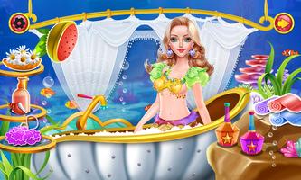 mermaid bathing girls games screenshot 3