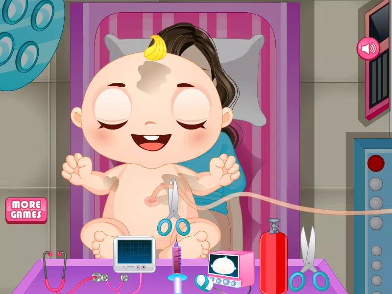 Newborn Birth Baby Games APK + Mod for Android.