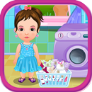 가정 세탁물 소녀 게임 APK