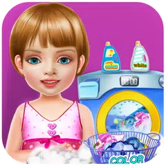 Wash laundry games for girls APK download
