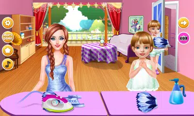 Wash laundry games for girls APK download
