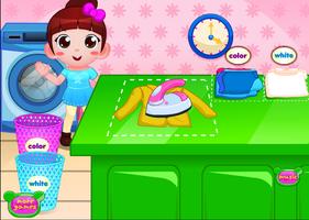 Room laundry games for girls capture d'écran 3