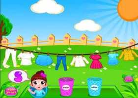 Room laundry games for girls capture d'écran 2