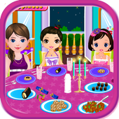 Birthday party girl games icon