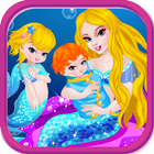 Mermaid Birth Baby Games ไอคอน