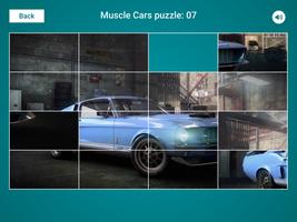 Muscle Cars Sliding Jigsaw capture d'écran 3