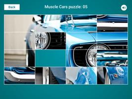 Muscle Cars Sliding Jigsaw capture d'écran 2