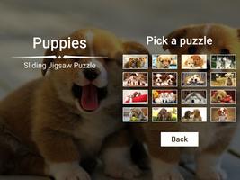 Puppies Sliding Jigsaw-poster