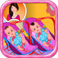 Twins zorgzame babyspelen