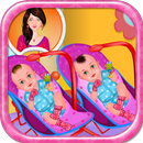 Twins zorgzame babyspelen-APK