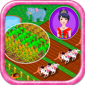 Princess Farm Games icon