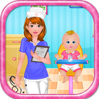 Newborn care baby games icône