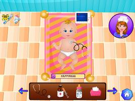 Newborn care baby games capture d'écran 1