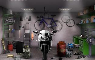 Can You Escape Bike Garage Cartaz