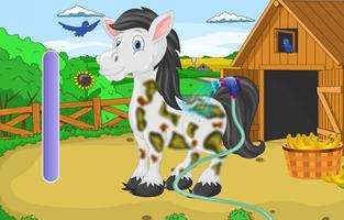 Pet Horse Care - Girl Game captura de pantalla 3