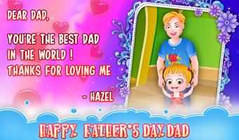 Baby Hazel Fathers Day plakat