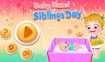 Baby Hazel Siblings Day plakat