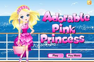 Adorable pink princess dressup 海報
