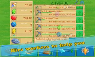 Idle Gold gem clicker syot layar 1