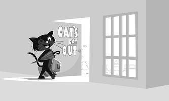 Cat’s Day Out : Runaway Kitty الملصق