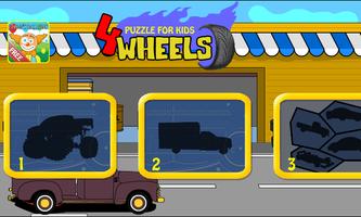 Kids Puzzle - 4 Wheels poster