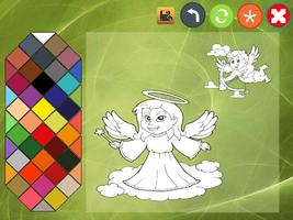 Angel coloring book پوسٹر